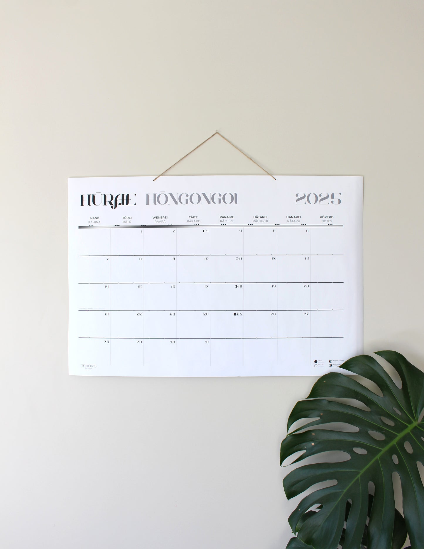 Tāniko Calendar 2025-2026 (Midyear)