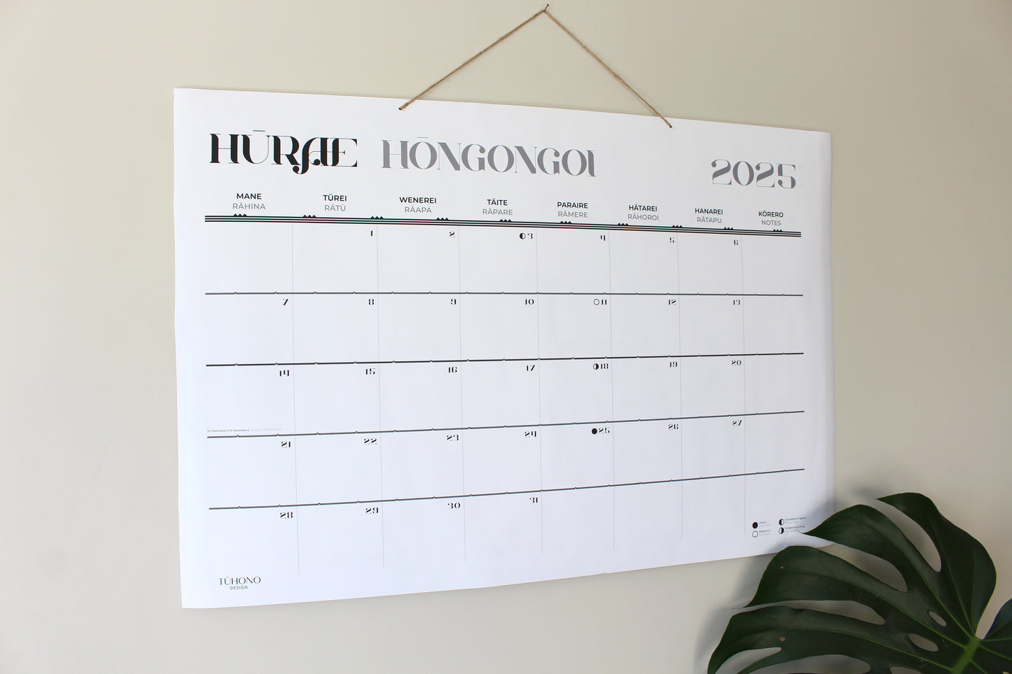 Tāniko Calendar 2025-2026 (Midyear)