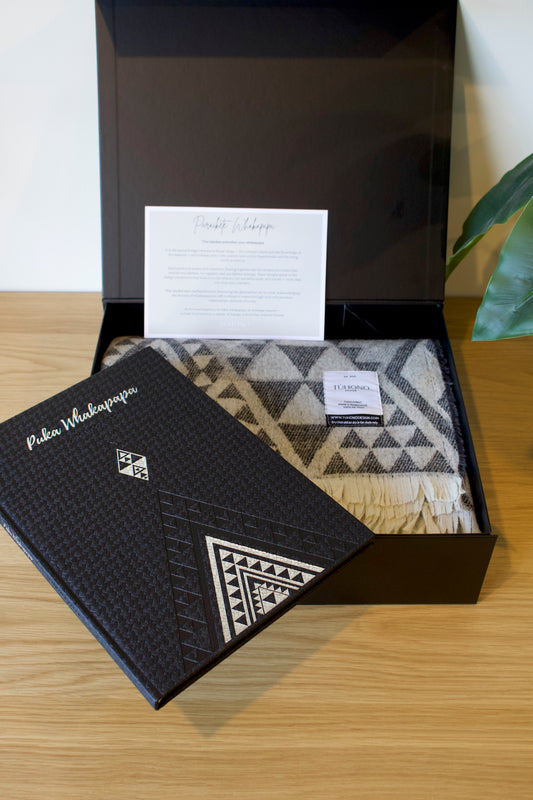 Whakapapa Blanket and Book Gift box - Limited Edition