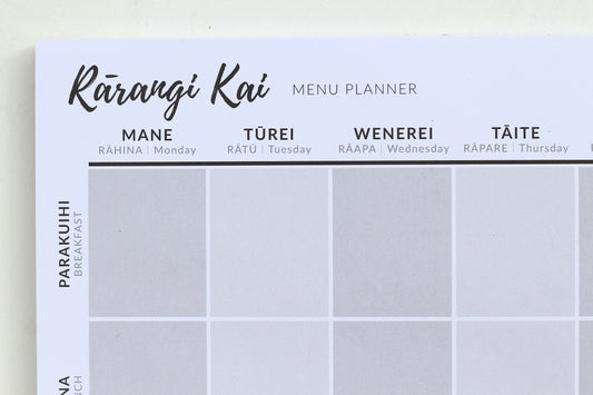 Menu Planner Pad