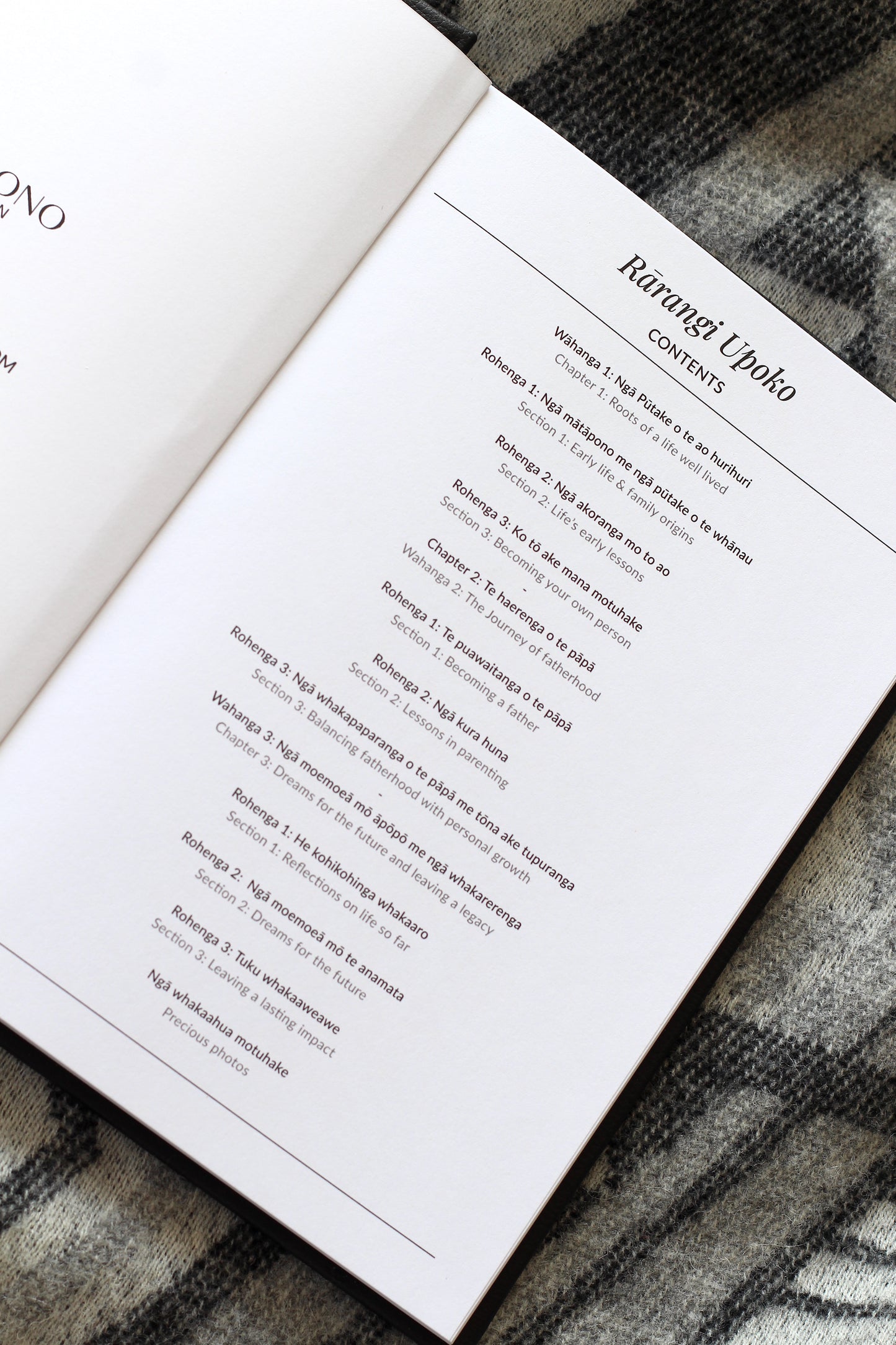 Te ao o Pāpā - Fathers life book