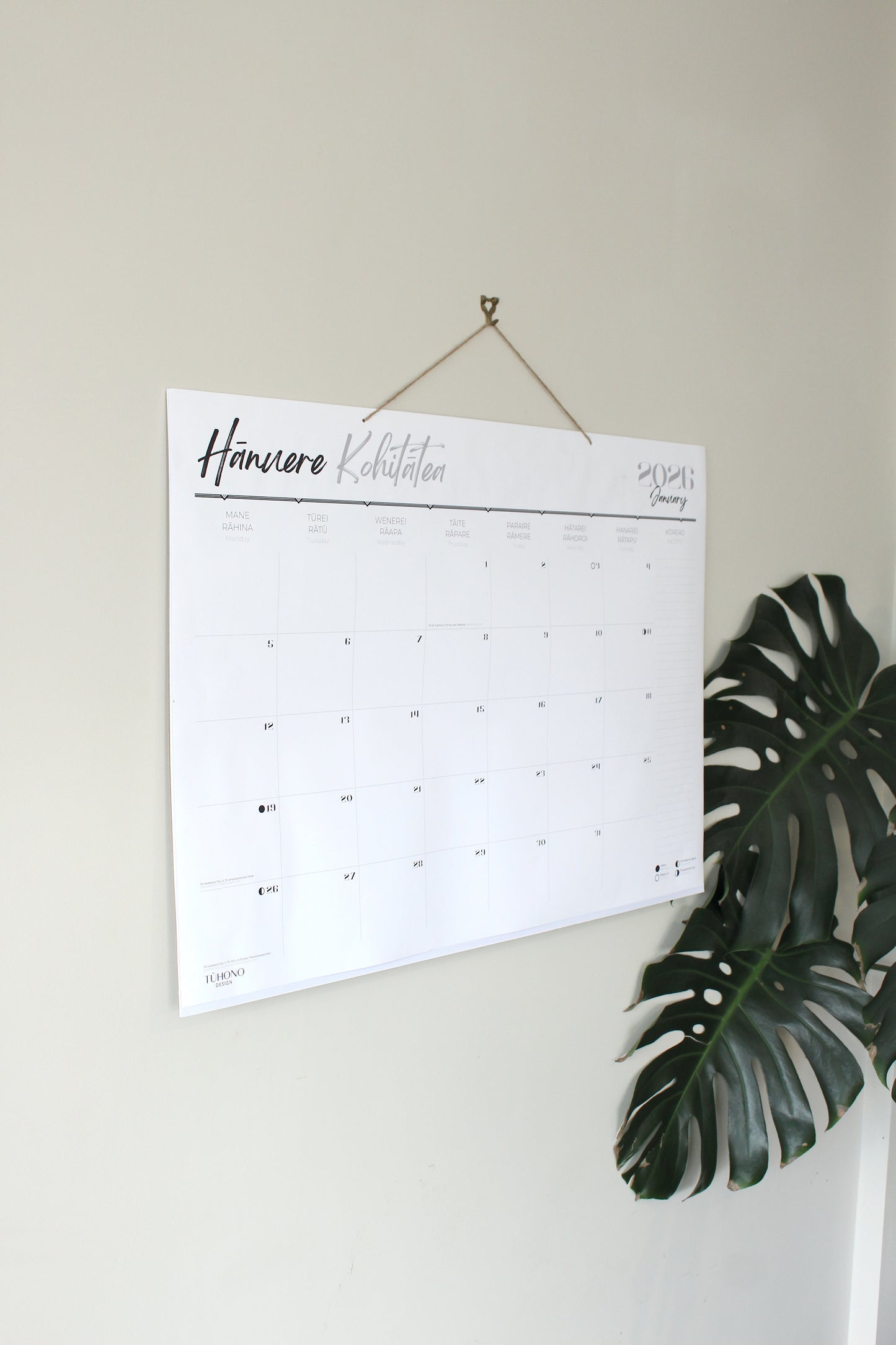 PRE-ORDER: Tui Māori 2026 Calendar