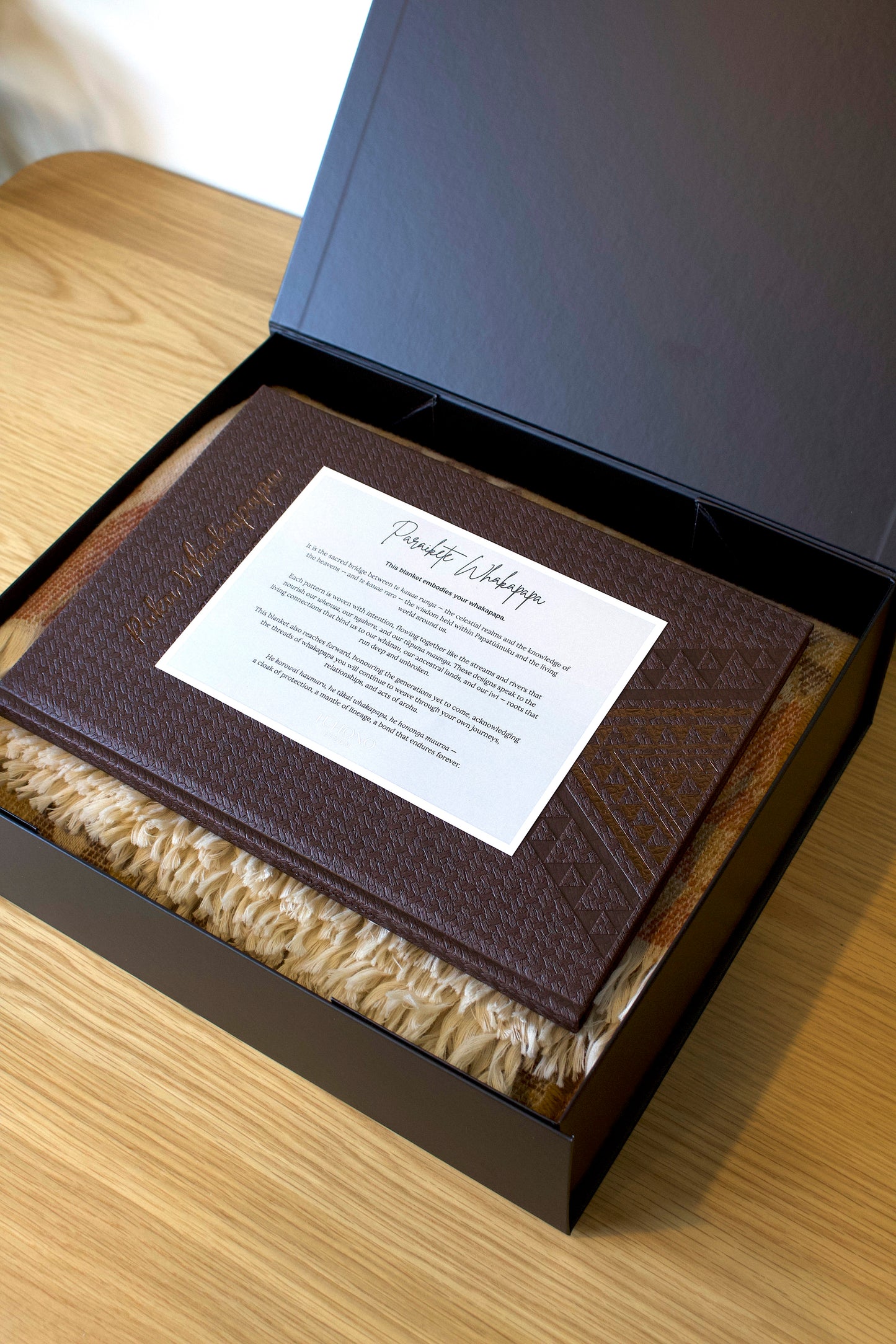 Whakapapa Blanket and Book Gift box  - Limited Edition